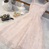 Pink tulle short prom dress homecoming dress - Thumbnail 3