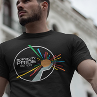 Detroit official logo, Unisex T-shirt  - Thumbnail 1