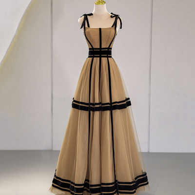 Stylish tulle long prom dress a evening dress - Thumbnail 2