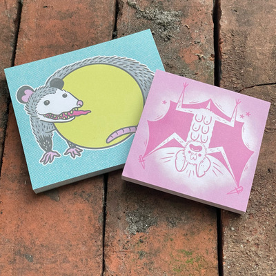 Notepad and post-it notes set of 2