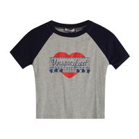 Unspecified Heart Print Patchwork Tee - Thumbnail 2