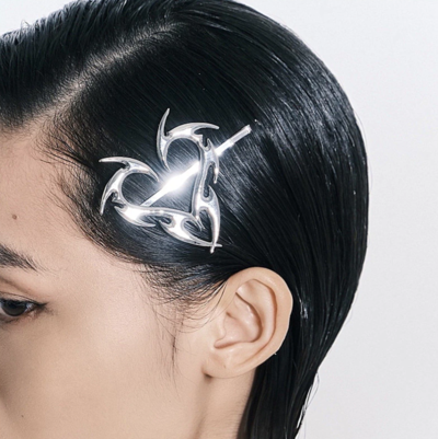 Free Shipping-Y2K METAL LOVE HAIR CLIP 