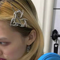 Free Shipping-Y2K METAL LOVE HAIR CLIP  - Thumbnail 2