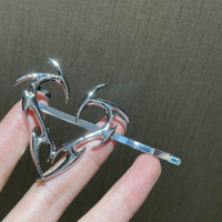Free Shipping-Y2K METAL LOVE HAIR CLIP  - Thumbnail 3