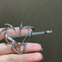 Free Shipping-Y2K METAL LOVE HAIR CLIP  - Thumbnail 4