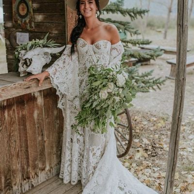 Sp2124,bohemian mermaid lace wedding dress, off shoulder lace wedding dress,unique long bridal dress