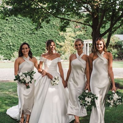 Sp2136,white halter ankle length bridesmaid dress,cheap bridesmaid dresses