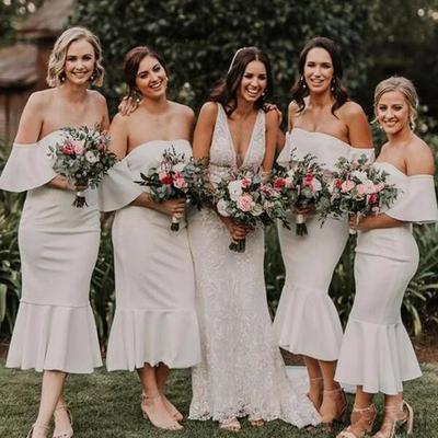 Sp2143,off the shoulder bridesmaid dresses,mermaid bridesmaid dress,cheap bridesmaid gown wedding party dress