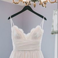 SP2148,Elagant white lace wedding gown,straps a-line wedding bridal dresses - Thumbnail 2