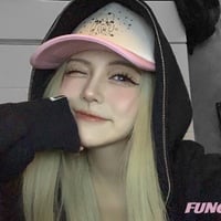 funckfasss skull girl cute stars baseball cap - Thumbnail 3