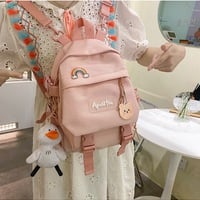 Harajuku antique bag backpack -4 colors - Thumbnail 5