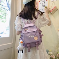 Harajuku antique bag backpack -4 colors - Thumbnail 3
