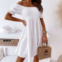 Fashion Sexy Backless One-Shoulder Dress - Thumbnail 2