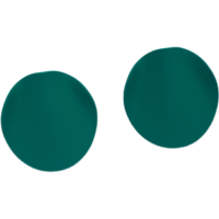 Round Stud Earrings - Thumbnail 4