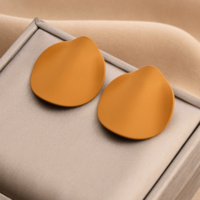 Round Stud Earrings - Thumbnail 5