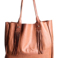 Love Mert Matchbox Tote Brown - Thumbnail 1