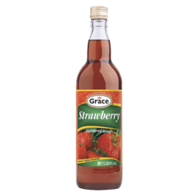 Grace strawberry syrup 1 lt.