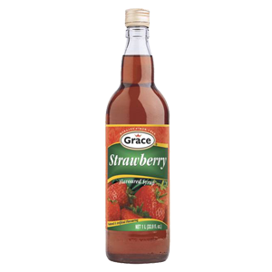 Grace strawberry syrup 1 lt.