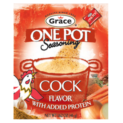 One pot seasoning: cock flavoured