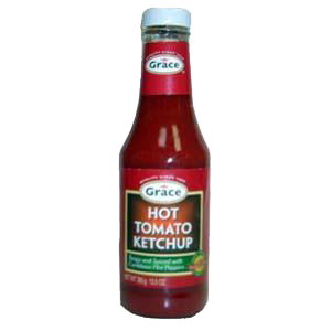 Grace hot tomato ketchup 13.5 oz