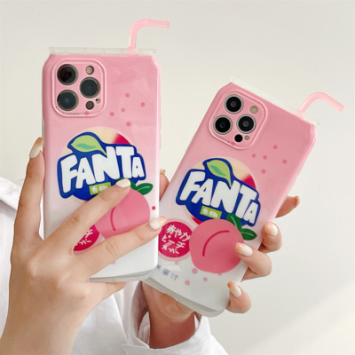 Fanta Peach Soda iPhone 11 12 13 Pro Case