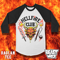 HELLFIRE CLUB Ringer or Raglan Shirt - Thumbnail 5