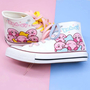 Kirby Star High Top Canvas Sneakers-1