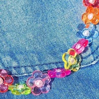 Y2K FLOWERS CHOKER - Thumbnail 1