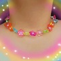 Y2K FLOWERS CHOKER-4