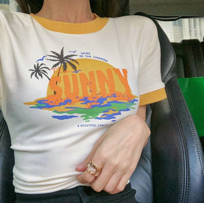 Sunny Nashville Printed Top