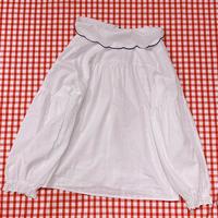 Cherry Embroidery Lace Puff Sleeve Blouse Shirt - Thumbnail 4