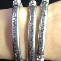 Serenity Prayer Stretch Bracelet - Thumbnail 2