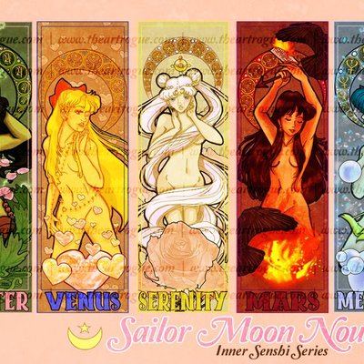 Sailor moon nouveau: the inner senshi series print