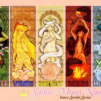 Sailor Moon Nouveau: The Inner Senshi Series Print