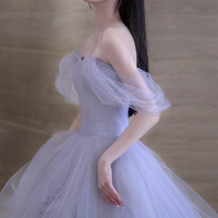 Cute tulle short prom dress homecoming dress - Thumbnail 3