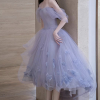 Cute tulle short prom dress homecoming dress - Thumbnail 5