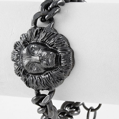 Lioness bracelet (gun metal)