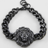 LIONESS BRACELET (GUN METAL) - Thumbnail 1