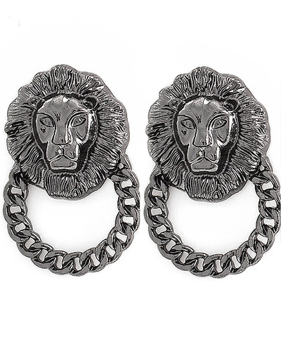 Lioness doorknockers (gun metal)