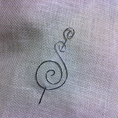 Sweater/Scarf Pin, Swirl