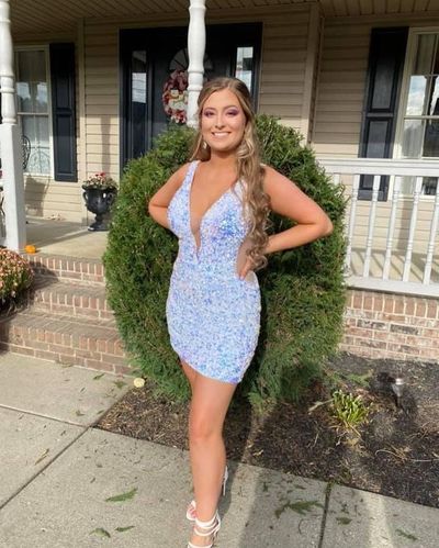 SP2186,Charming Sequin Homecoming Dresses,Short Prom Formal Gown,Tight Homecoming Dresses,Back To School Mini Dress