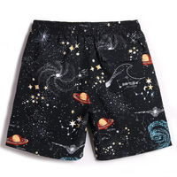 Harajuku New Universe Planet Summer Shorts Couple Shorts - Thumbnail 1