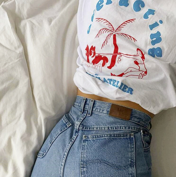 Overacting Print Tee