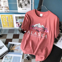ALASKA PRINT FRAMBERRY TEE - Thumbnail 2