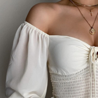 Ladies Casual Long Sleeve Sexy Shirt Top - Thumbnail 1