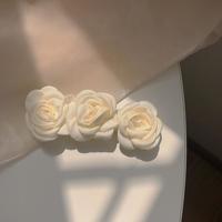 Camellia Flower Lace Hair Clips - Thumbnail 4