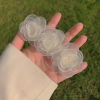 Camellia Flower Lace Hair Clips - Thumbnail 6