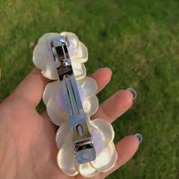 Camellia Flower Lace Hair Clips - Thumbnail 7