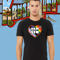 Kansas City Pride Official Black T-shirt - Thumbnail 1
