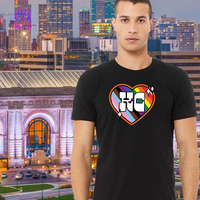 Kansas City Pride Official Black T-shirt - Thumbnail 2